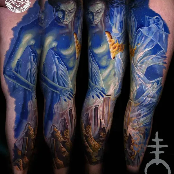 Author's Style tattoo by Moriel El Mori Seror in Munich