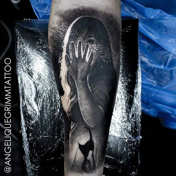 Realism tattoo by Angelique Grimm in Lille
