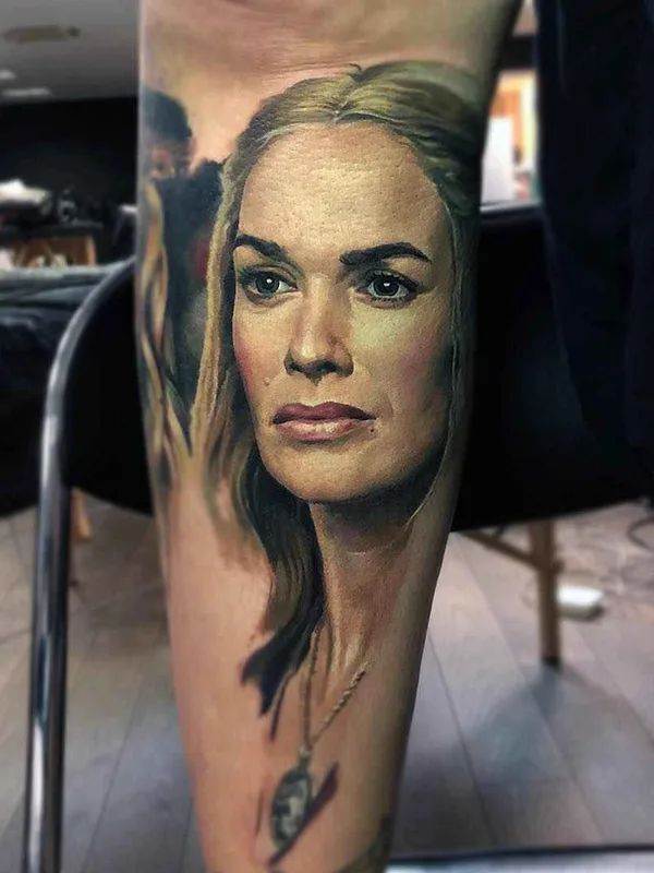 Portrait tattoo by Валентина Рябова in New York City