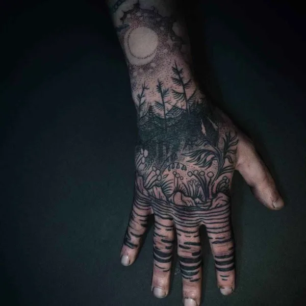 Дотворк tattoo by Noel'le Longhaul (Loone)