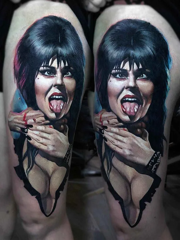 Portrait tattoo by Валентина Рябова in New York City