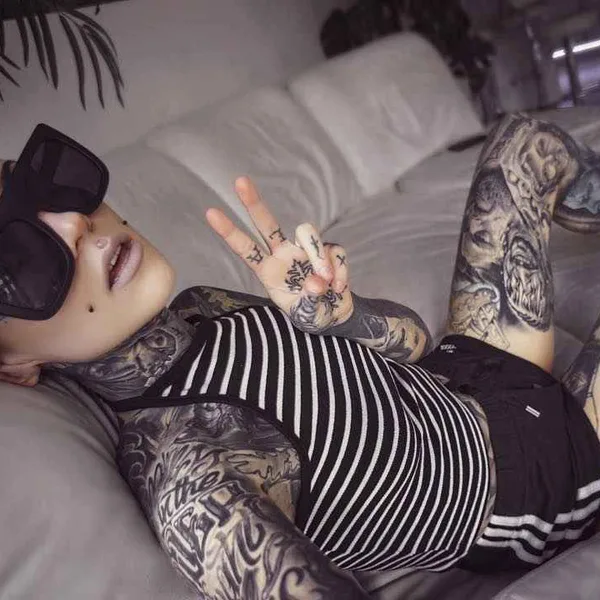 татуировка #13624 | Тату Модель Monami Frost (Irena Straume)