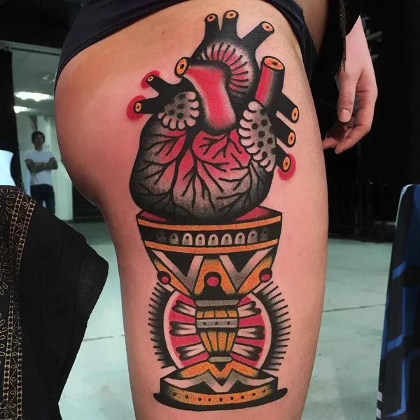 Traditional tattoo by Geno in Pavia