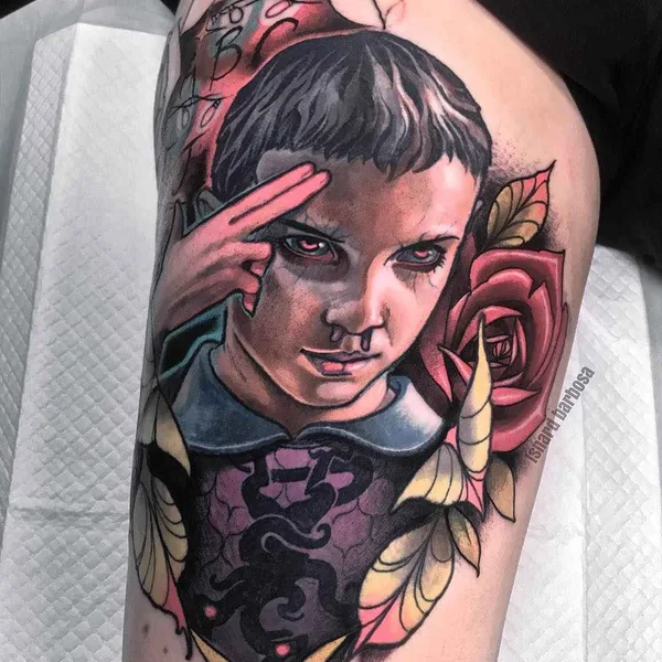Neo Traditional tattoo by Isnard Barbosa in Dublin
