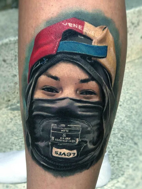 color realism tatuaje en calf #18646 | Tatuador Emersson Pabon