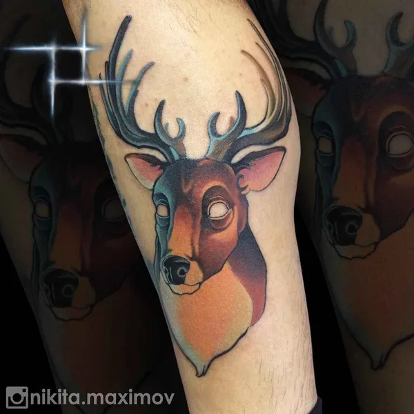 New School tattoo by Никита Максимов in Moscow