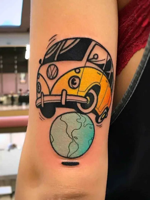 color illustrative Tatuaggio su forearm #18243 | Tatuatore Gennaro Varriale