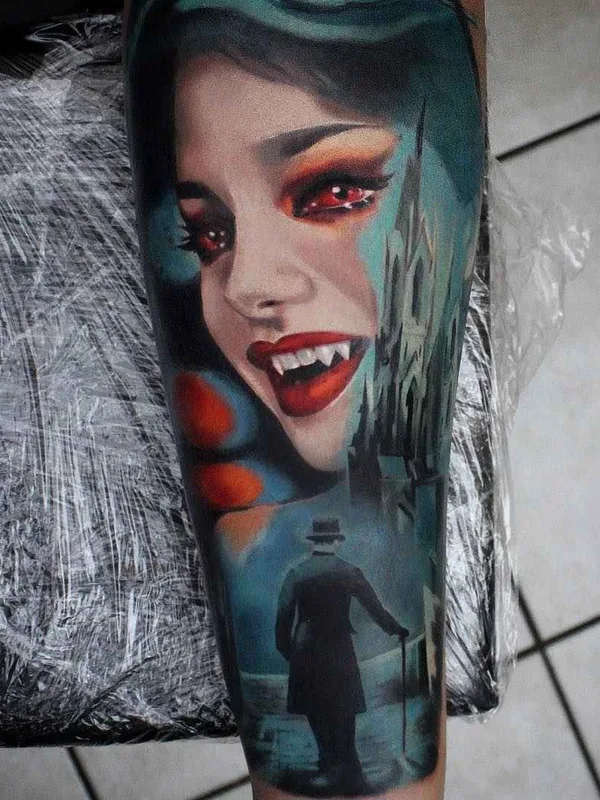 color realism tattoo auf forearm #17612 | Tätowierer Monica Marino