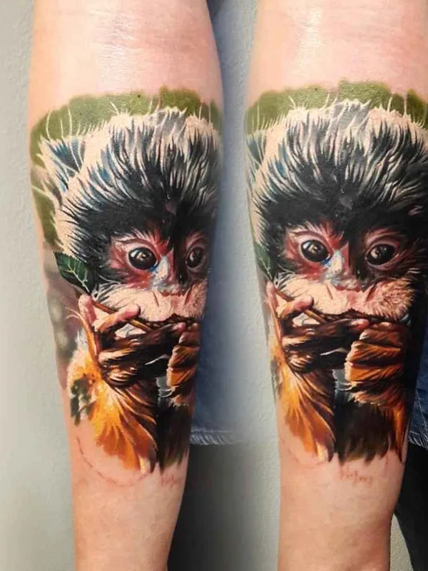 color realism tatouage sur forearm #19368 | Artiste tatoueur Дмитрий Горбунов