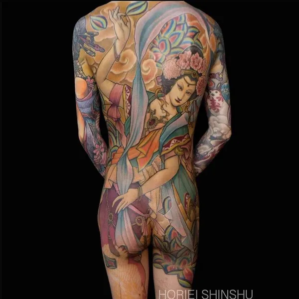 Author's Style tattoo by Horiei Shinshu in Nagano