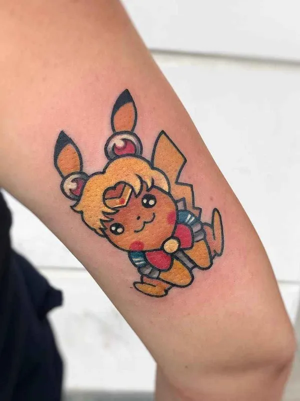 color anime tattoo on forearm #14000 | Tattoo Artist Michela Bottin
