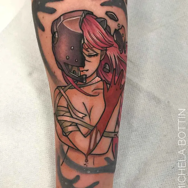 New School tattoo by Michela Bottin in Milano