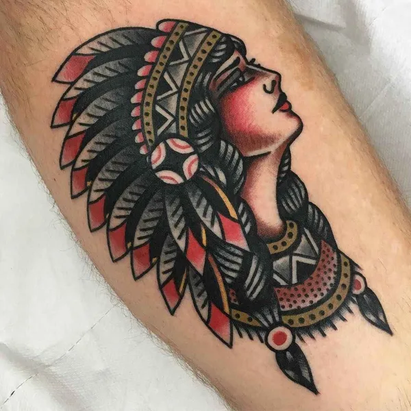 Old School tattoo by Victor Vaclav in Montréal