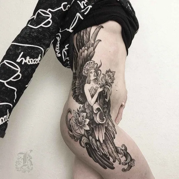 Dotwork tattoo by Кристина Дармаева in Saint Petersburg