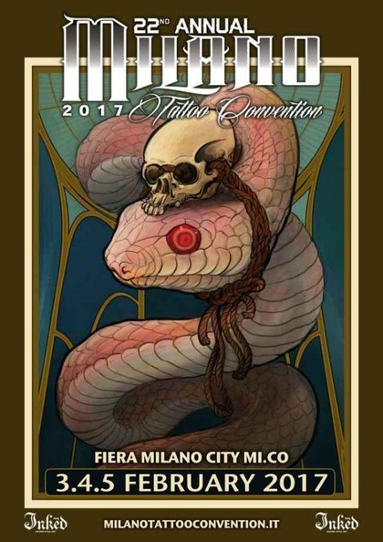 22nd Milano Tattoo Convention | 03 - 05 Февраля 2017