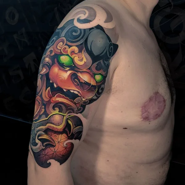 New School tattoo by Азат Камалетдинов in Краснодар