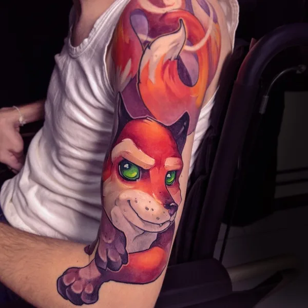 New School tattoo by Азат Камалетдинов in Краснодар