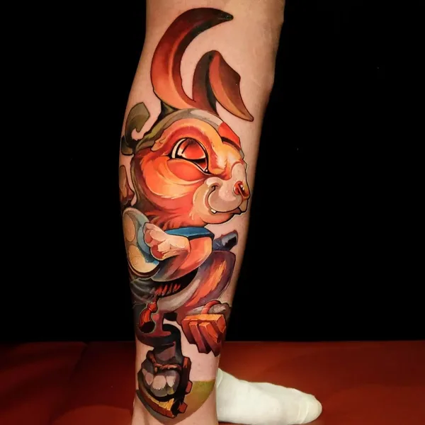 New School tattoo by Азат Камалетдинов in Краснодар