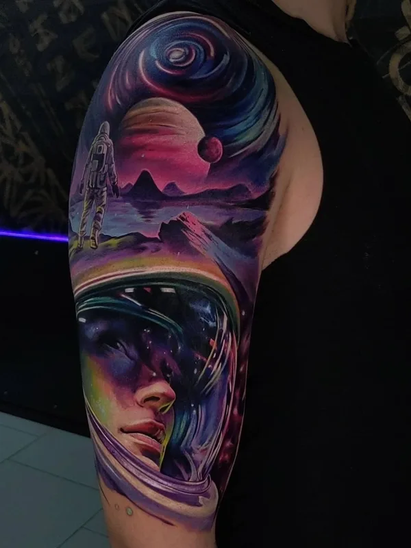 color realism Tatuagem em full sleeve #49043 | Tatuador Александр Колбасов