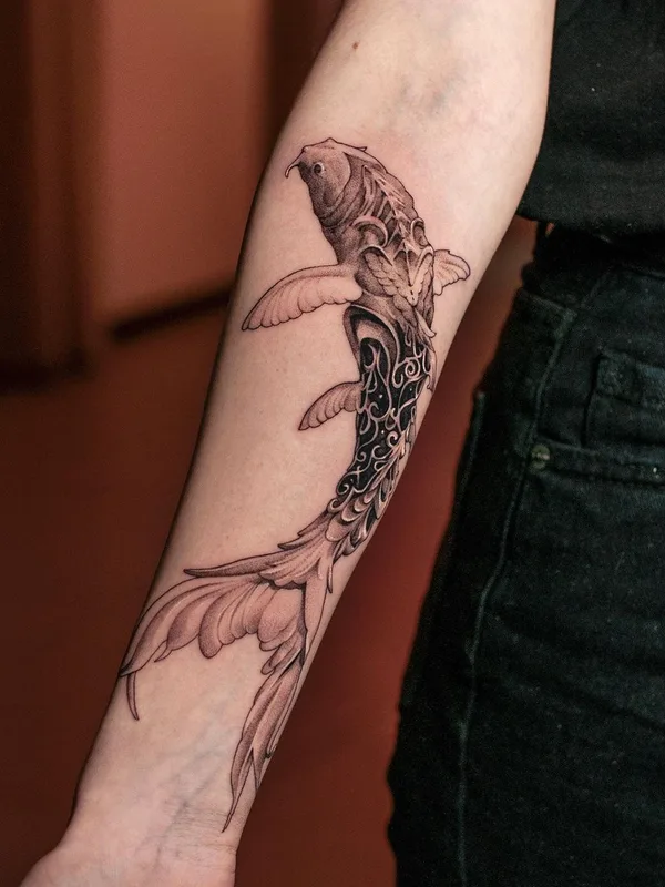 black and grey black and grey татуировка на forearm #49056 | Тату мастер Вася Чех