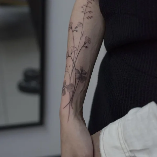 Graphic tattoo by Vanilla Green in Краснодар