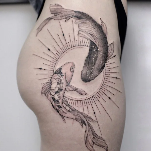 Graphic tattoo by Vanilla Green in Краснодар