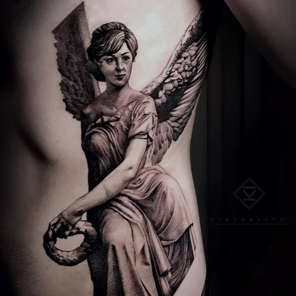 Biomechanical tattoo by Виктор Белый in Краснодар