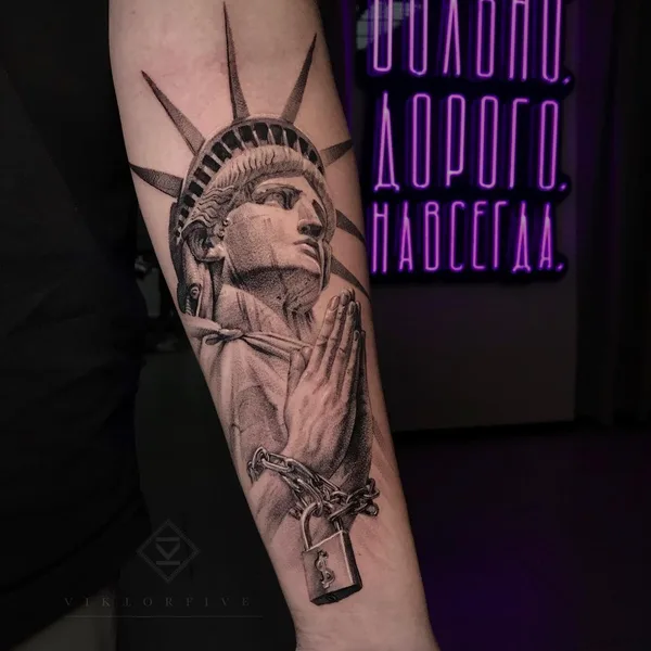 Biomechanical tattoo by Виктор Белый in Краснодар