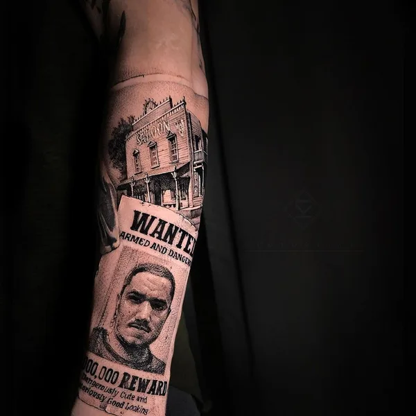 Biomechanical tattoo by Виктор Белый in Краснодар
