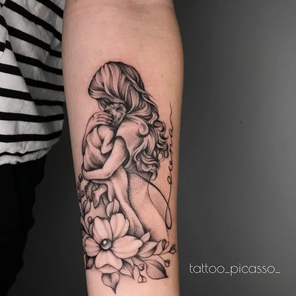 Graphic tattoo by Александр Яворский in Краснодар