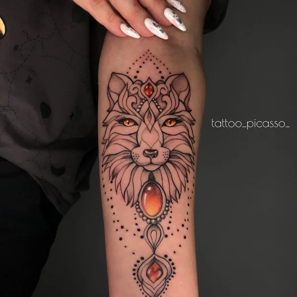 Graphic tattoo by Александр Яворский in Краснодар