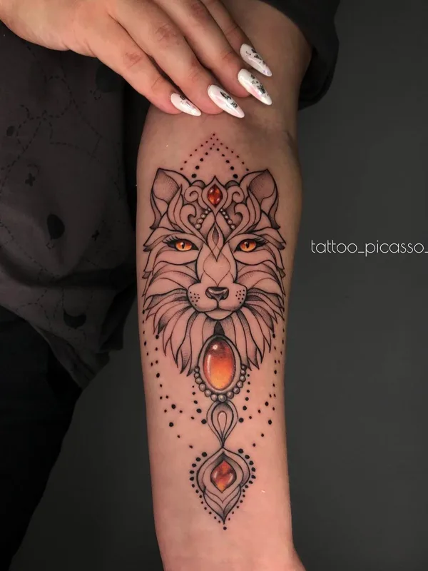 female color ornamental Tatuagem em forearm #49104 | Tatuador Александр Яворский