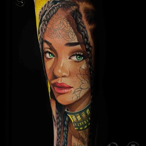 Portrait tattoo by Владимир Цыцов in Краснодар