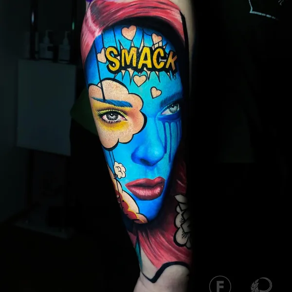 Portrait tattoo by Владимир Цыцов in Краснодар