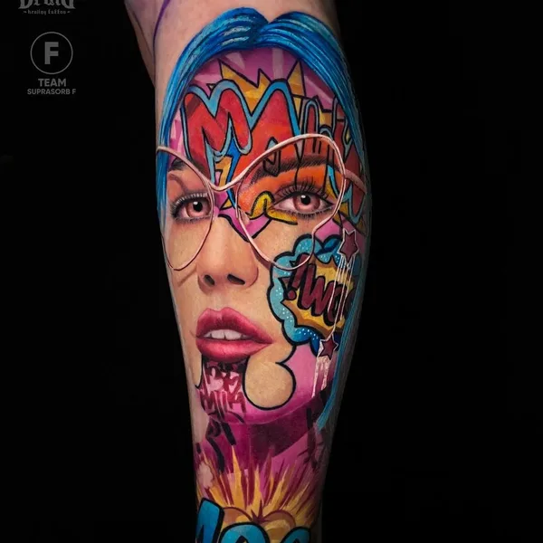 Portrait tattoo by Владимир Цыцов in Краснодар