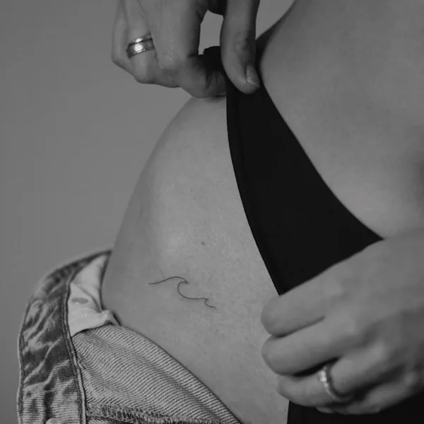 Fine Line tattoo by Диана Ловыгина in Краснодар