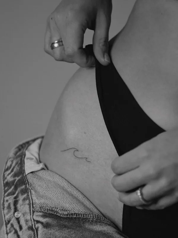 Fine Line tattoo by Диана Ловыгина in Краснодар
