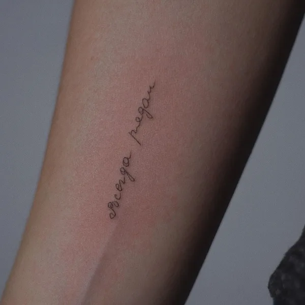 Fine Line tattoo by Диана Ловыгина in Краснодар