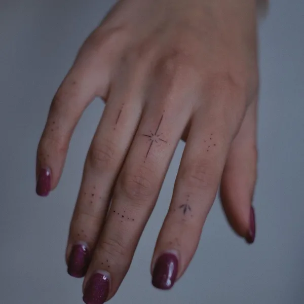 Fine Line tattoo by Диана Ловыгина in Краснодар
