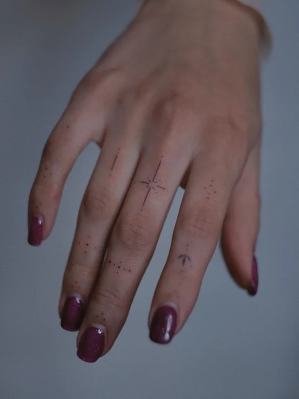 Fine Line tattoo by Диана Ловыгина in Краснодар
