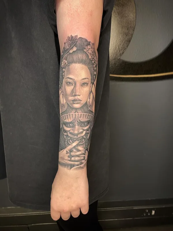 black and grey realism татуировка на forearm #63084 | Тату мастер Rasty Knayles