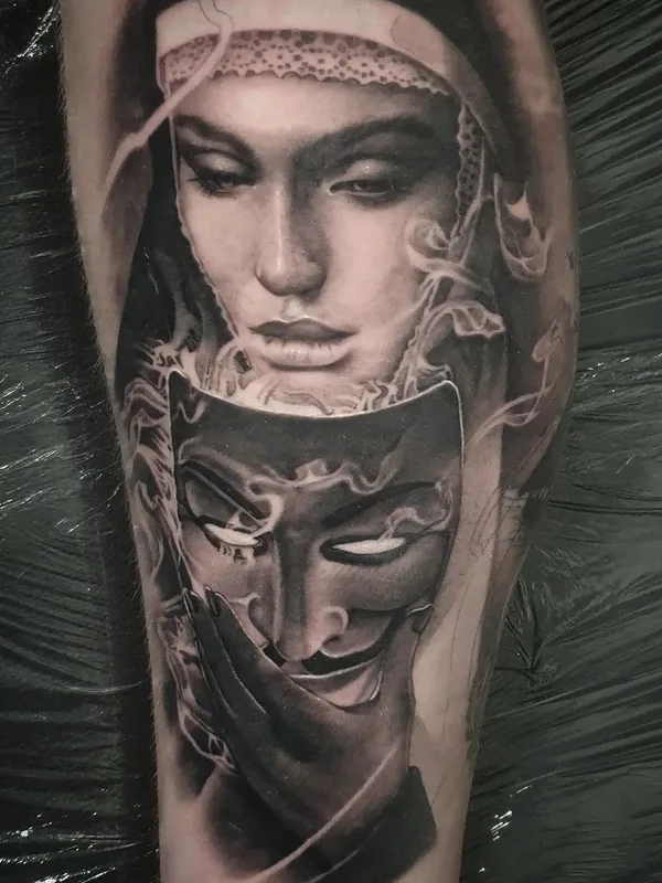 black and grey realism татуировка на forearm #63094 | Тату мастер Bryan Graham Du Rand