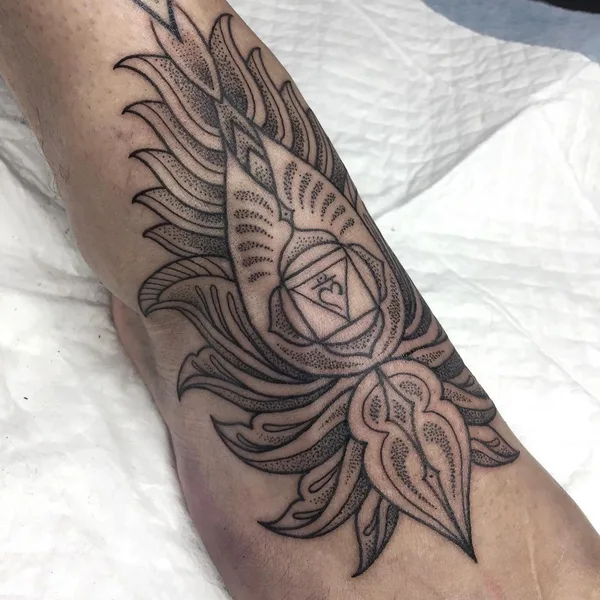 Ornamental tattoo by Jon James Case in Wilderness