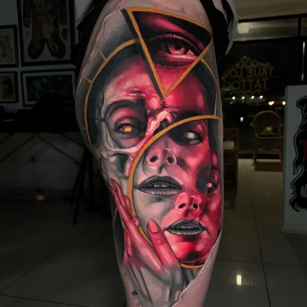 Реализм tattoo by Callum Els in Johannesburg