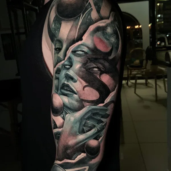 Реализм tattoo by Callum Els in Johannesburg
