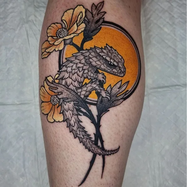 Нео традиционная tattoo by Rocio Todisco in Johannesburg