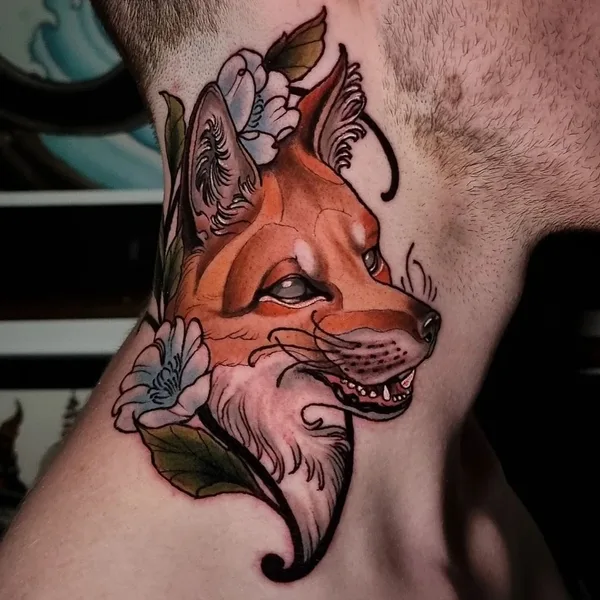 Нео традиционная tattoo by Rocio Todisco in Johannesburg