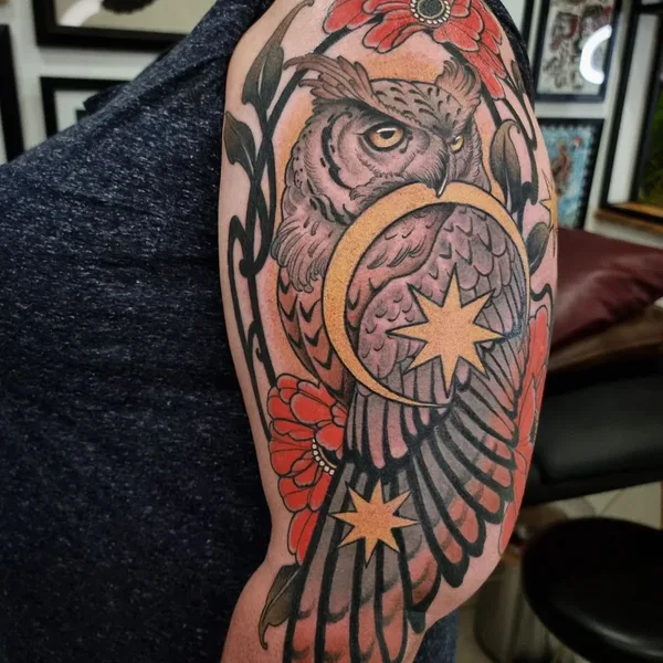 Нео традиционная tattoo by Rocio Todisco in Johannesburg