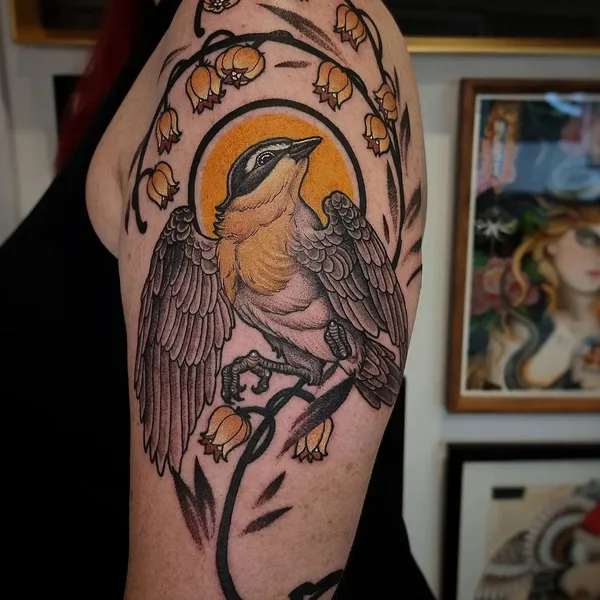 Нео традиционная tattoo by Rocio Todisco in Johannesburg
