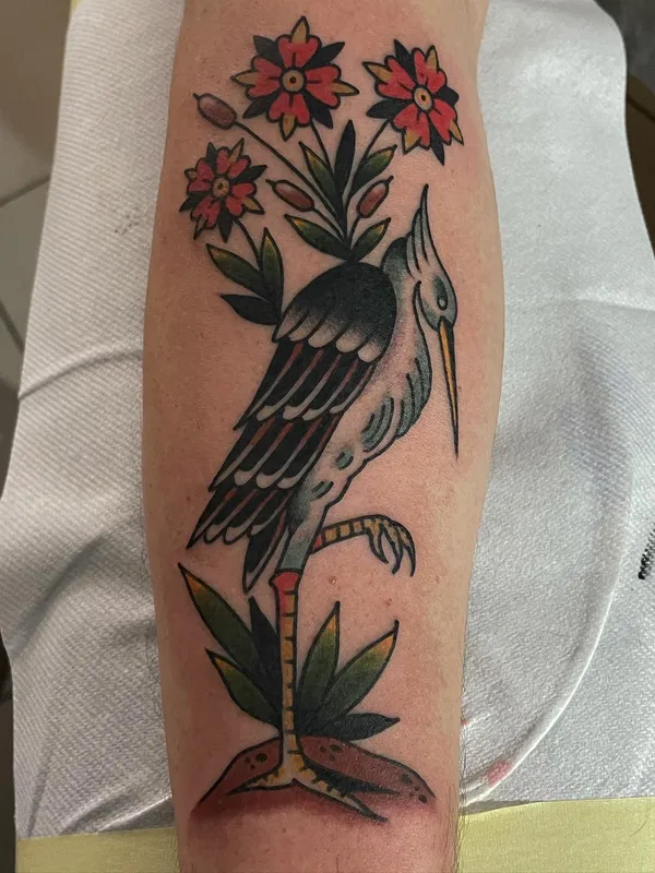 color traditional 纹身 在 forearm #63134 | 纹身师 Waldo Del Rocca
